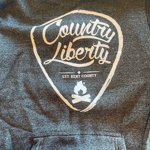 XS charcoal country Liberty hoodie